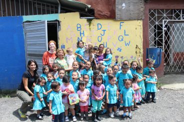 30 beautiful Kids that have a few hours of love and care at the Maria Aux Daycare every day